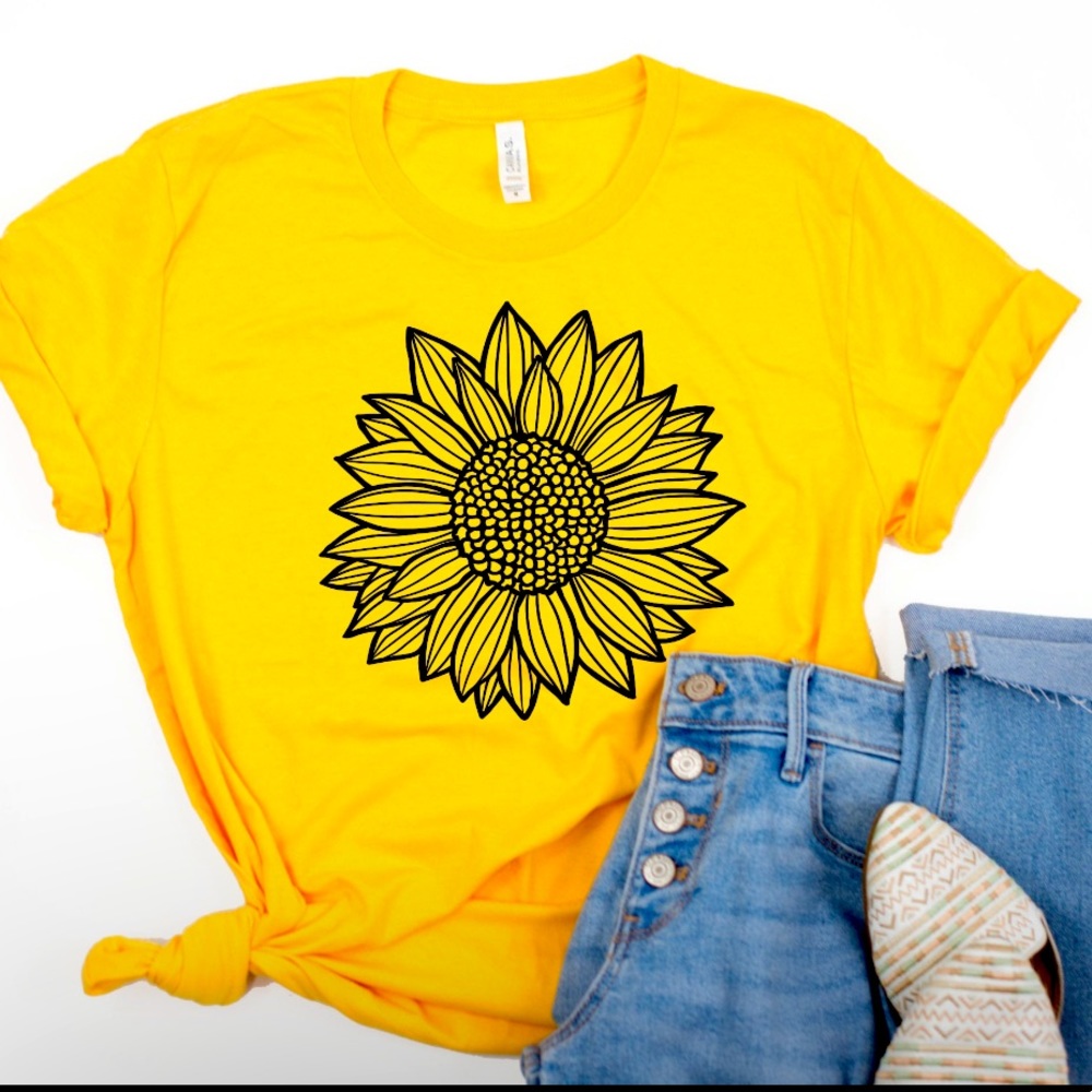 Custom Sunflower Tee